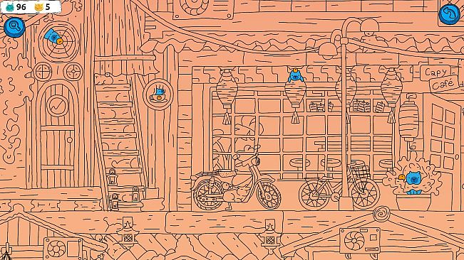 Hidden Capybaras with Orange