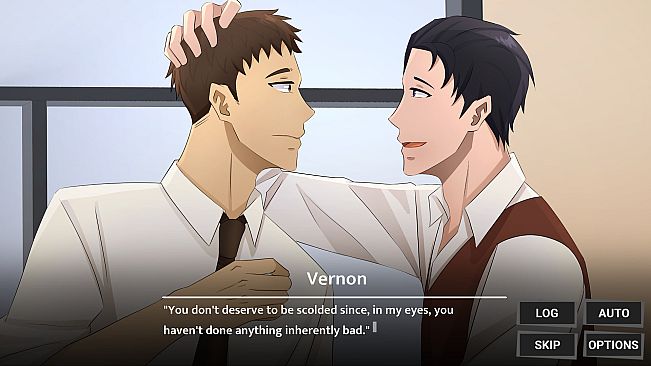 My Douchey Boss Has a Gentle Twin Brother?! - BL Visual Novel