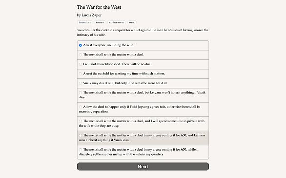 The War for the West