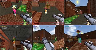 Sixshooters: A 6 Player Split-Screen FPS