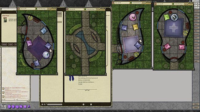 Fantasy Grounds - Pathfinder RPG - GameMastery Map Pack Elven City