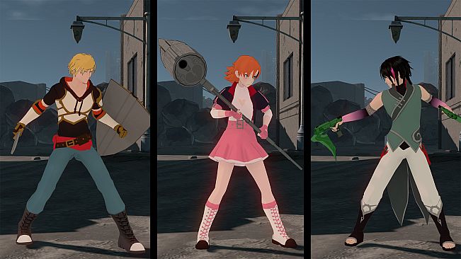 RWBY: Grimm Eclipse - Team JNR Timeskip Costume Pack