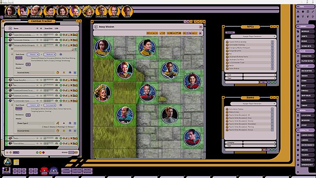 Fantasy Grounds - Star Trek Adventures: Voyager Player Characters