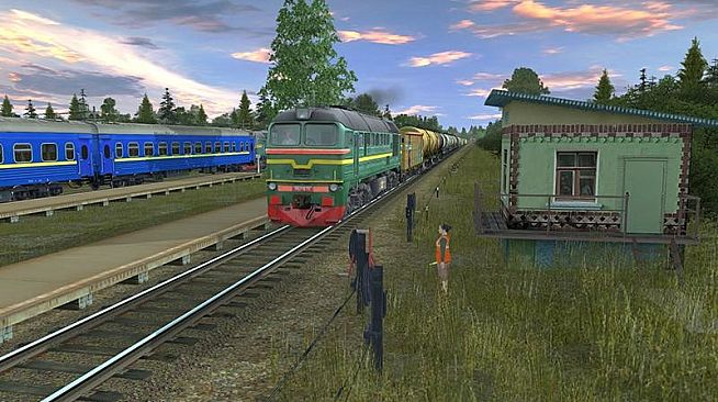 Trainz Plus DLC - Balezino Mosti Sessions - Lichachove to Mosti (Day / Night Passenger Runs)