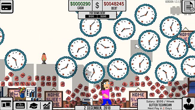 Life and Debt: A Real Life Simulator