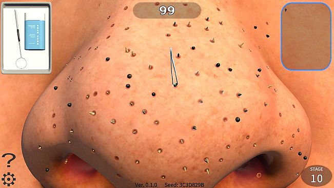 Pore Cleaning Simulator