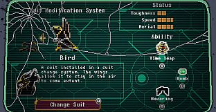 TAKE BOMB: The suit take off