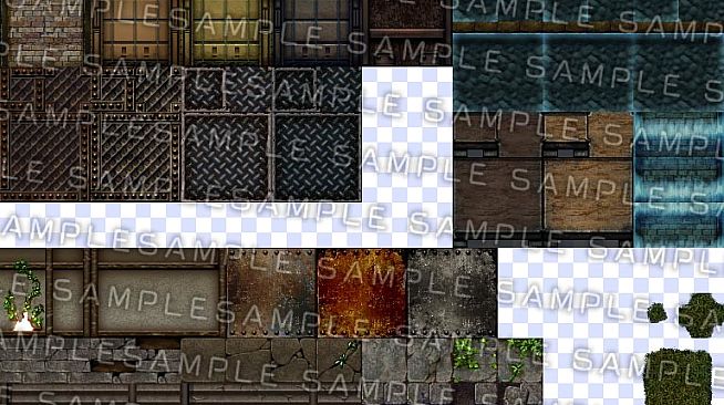 RPG Maker MV - Krachware Cyberpunk Tileset Pack