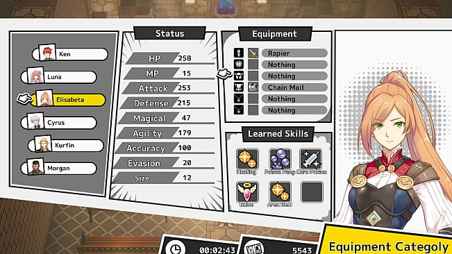 RPG Developer Bakin Layout Data Comic