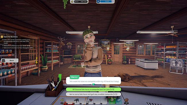 Campsite Hustle! - Management Simulator