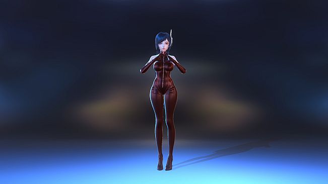 Angel Legion-DLC Tight Leather (Red)