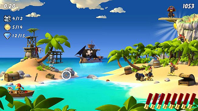 Moorhuhn Piraten - Crazy Chicken Pirates
