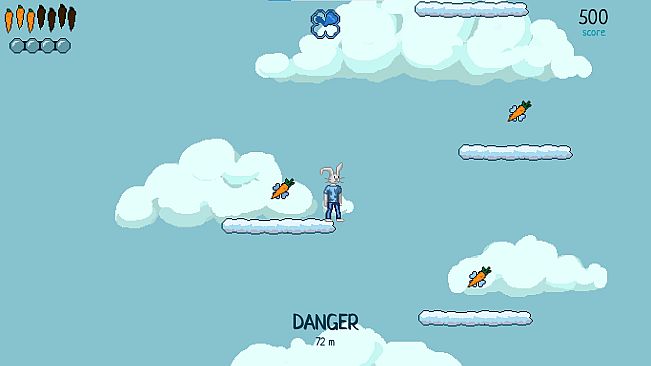 Rabbit in the clouds