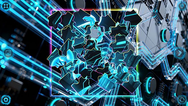 NEONOVA Puzzle: Blue