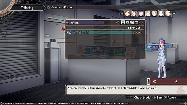 Dark Rose Valkyrie: PV Serial Display Campaign Item Set