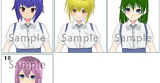 RPG Maker 3D Character Converter - Gee-kun-soft character 05 school uniform 2