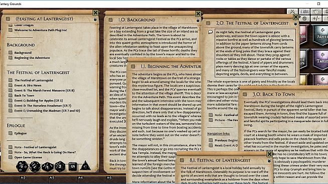 Fantasy Grounds - Feasting at Lanterngeist (PFRPG)