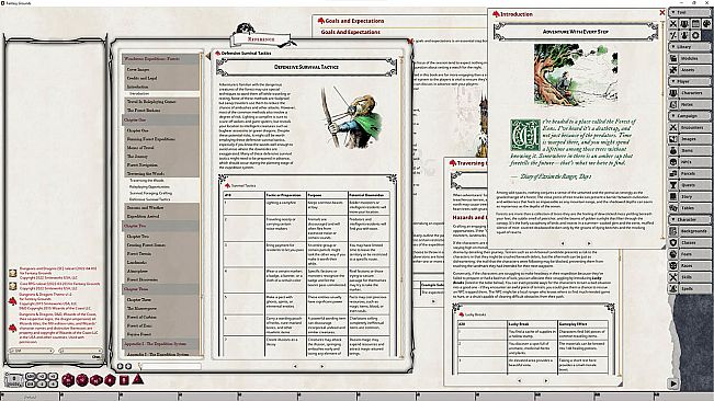 Fantasy Grounds - Wondrous Expeditions: Forests