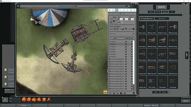 Fantasy Grounds - FG Siege Map Pack 1