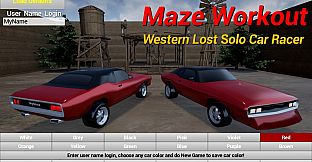 Maze Workout - Western Lost Solo Car Racer