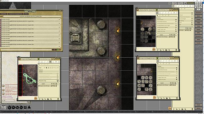 Fantasy Grounds - Pathfinder RPG - GameMastery Map Pack: Dungeon Sites