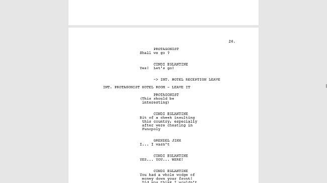 Welcome To... Chichester 2 Script