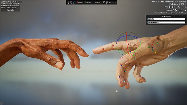 HAELE 3D - Hand Poses Pro - Drawing References