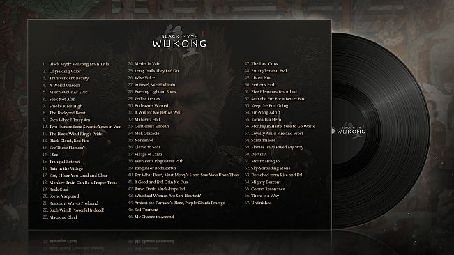 Black Myth: Wukong Soundtrack Selection