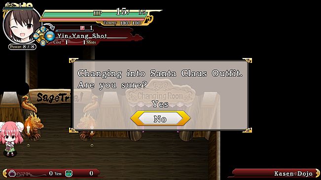 "Reimu Hakurei" Santa Costume (Touhou Genso Wanderer -Reloaded-)