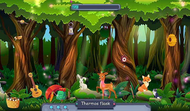 Searching for objects in the forest