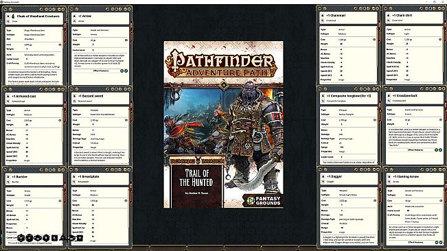 Fantasy Grounds - Pathfinder RPG - Ironfang Invasion Adventure Path (1 of 6) - Trail of the Hunted