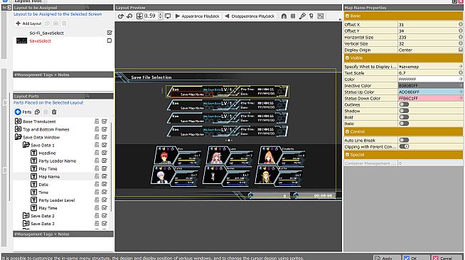 RPG Developer Bakin Layout Data Sci-Fi