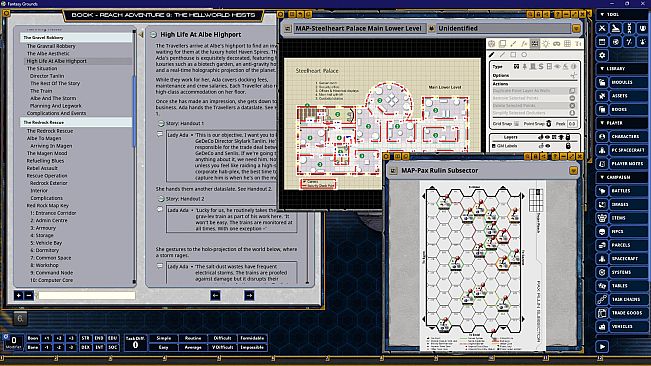 Fantasy Grounds - Traveller - Reach Adventure 9: The Hellworld Heists