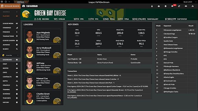 Draft Day Sports: Pro Football 2022