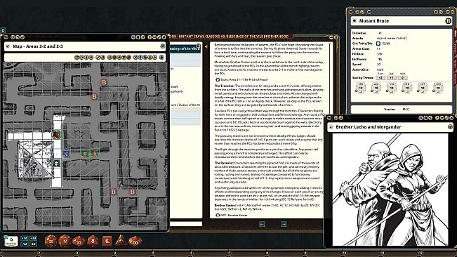 Fantasy Grounds - Mutant Crawl Classics #5: Blessings of the Vile Brotherhood
