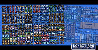 RPG Maker MZ - Lo-Bit RPG Pixel Art Asset Pack