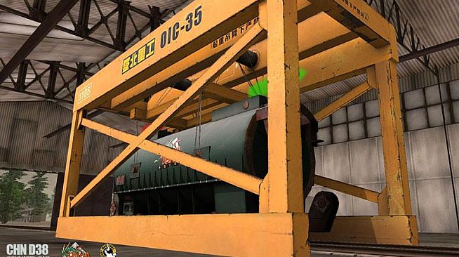 Trainz 2022 DLC - China D38 Schnabel Car - Gray