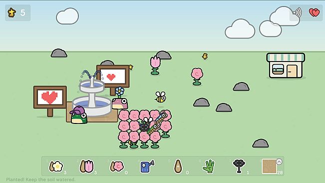 frog garden