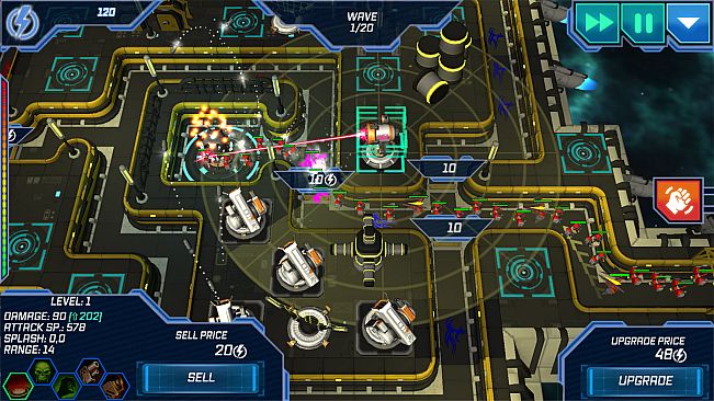 Module TD. Sci-Fi Tower Defense