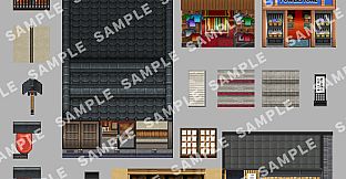 RPG Maker MV - SERIALGAMES LivingGoodCity Tileset - Local Shops Set