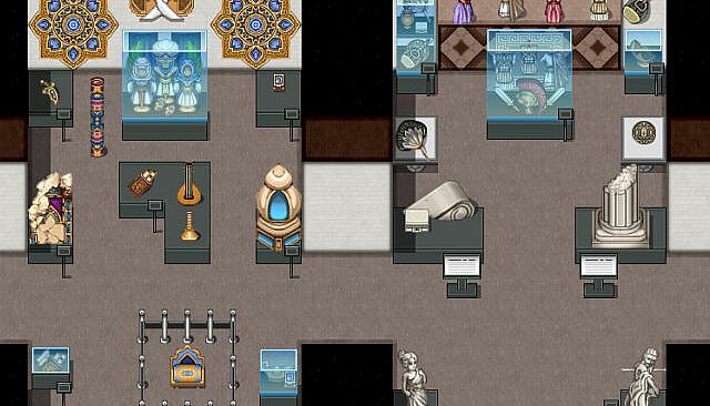 RPG Maker MV - KR Art and History Museum Tileset
