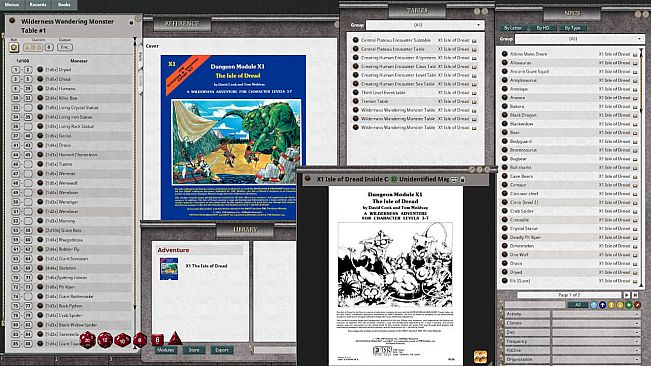 Fantasy Grounds - D&D Classics: X1 The Isle of Dread (Basic)