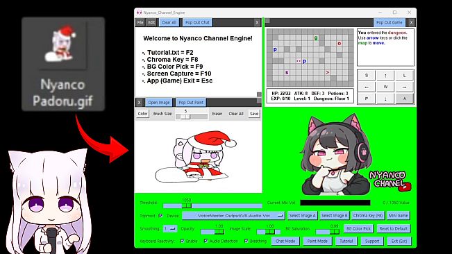 Nyanco Channel Engine