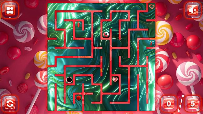 Sweetie Candy Maze: Red Cherry
