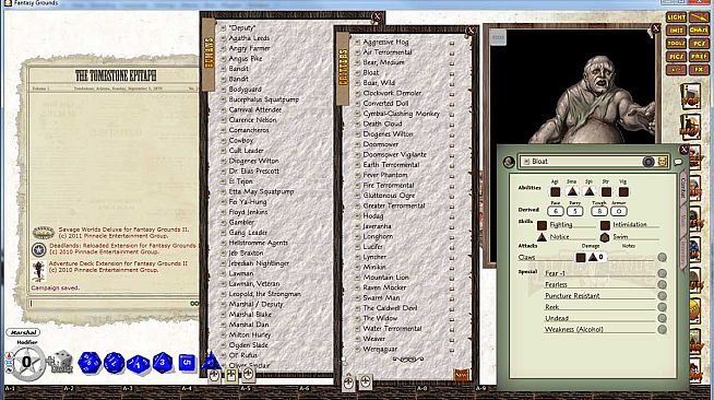 Fantasy Grounds - Deadlands Reloaded: Grim Prairie Tales