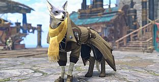 Monster Hunter Rise - "Canyne Fall" Palamute Layered Armor Set