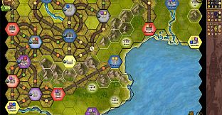 Steam: Rails to Riches - Carcassonne Map