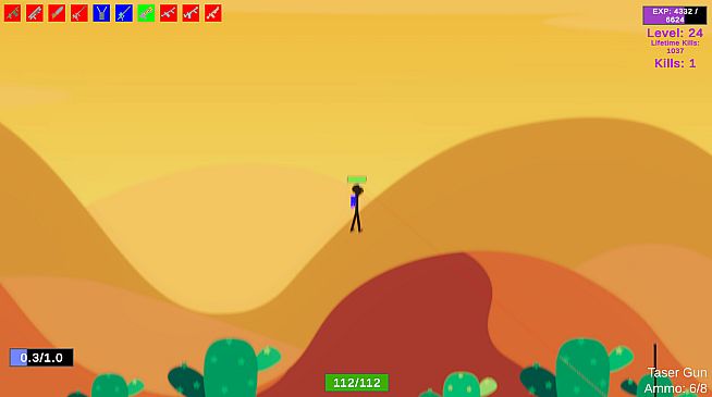 Stick Figure Combat - Jetpack Large 