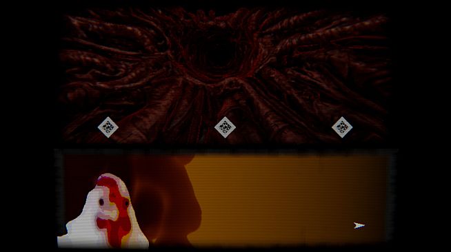 what did the chicken see