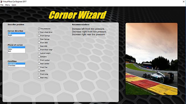 Virtual Race Car Engineer 2016